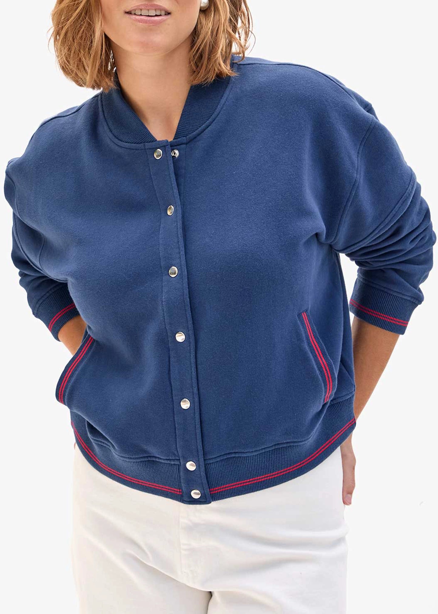 Clare-V-Le-Varisty-Jacket-Snap-Navy