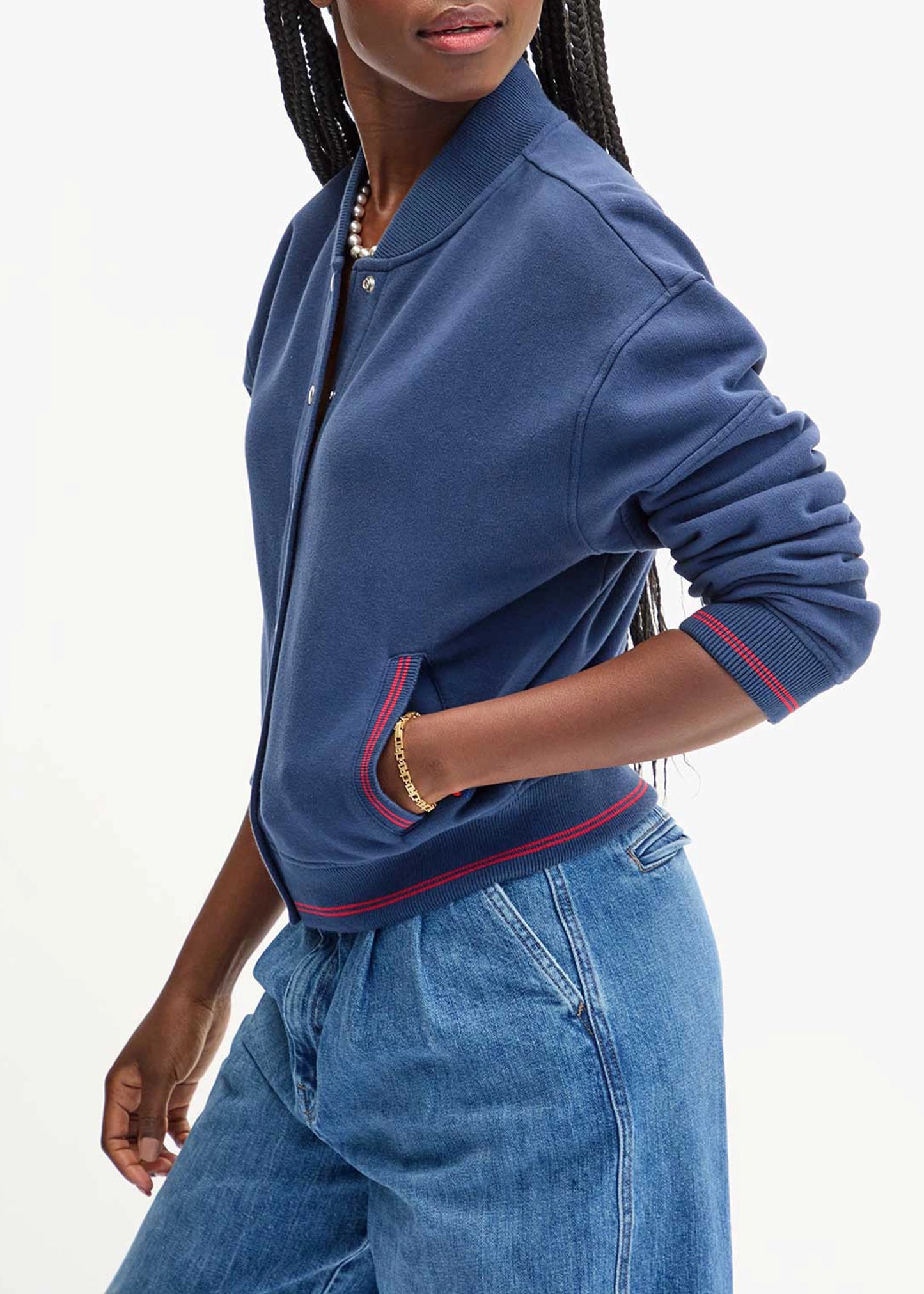 Clare-V-Le-Varisty-Jacket-Snap-Navy