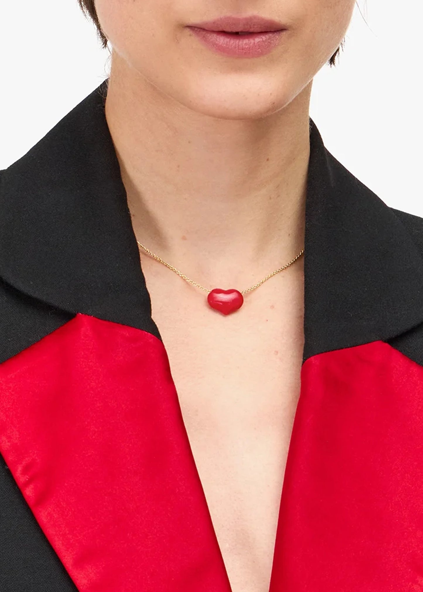 Clare-V-Petite-Mylar-Heart-Necklace