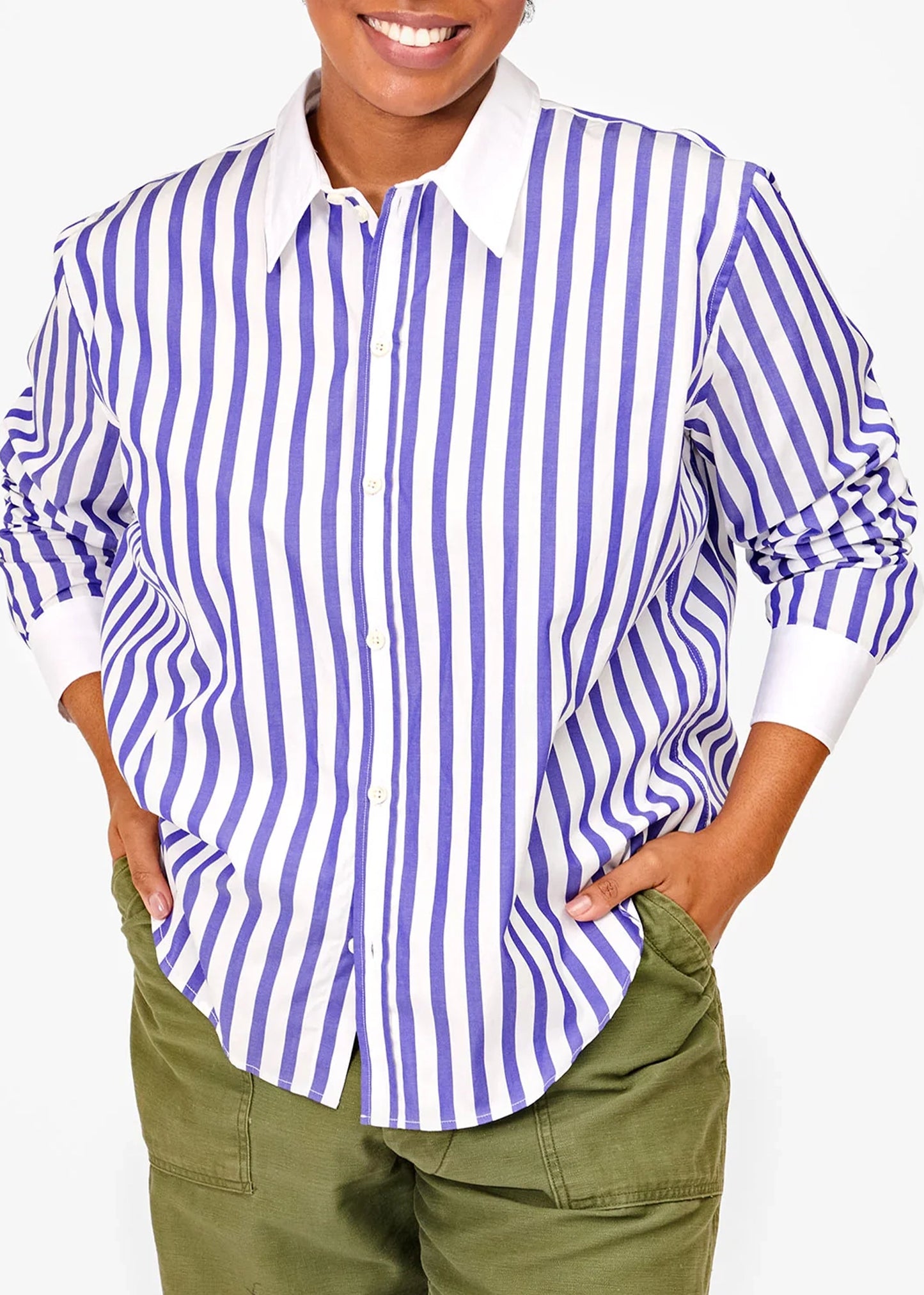 Clare-V-Suzette-Shirt-stripe