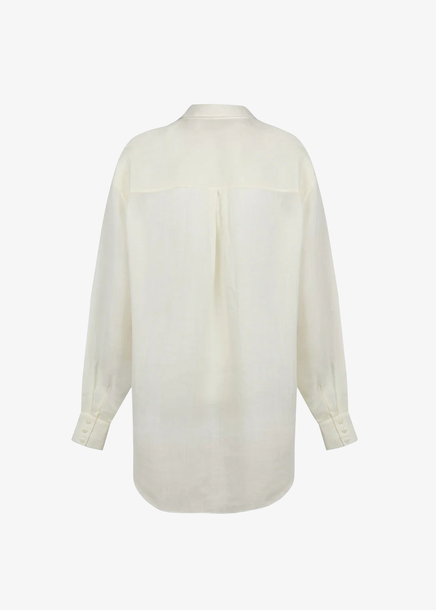 Cortana-Dennis-ivory-oversized-ramie-shirt