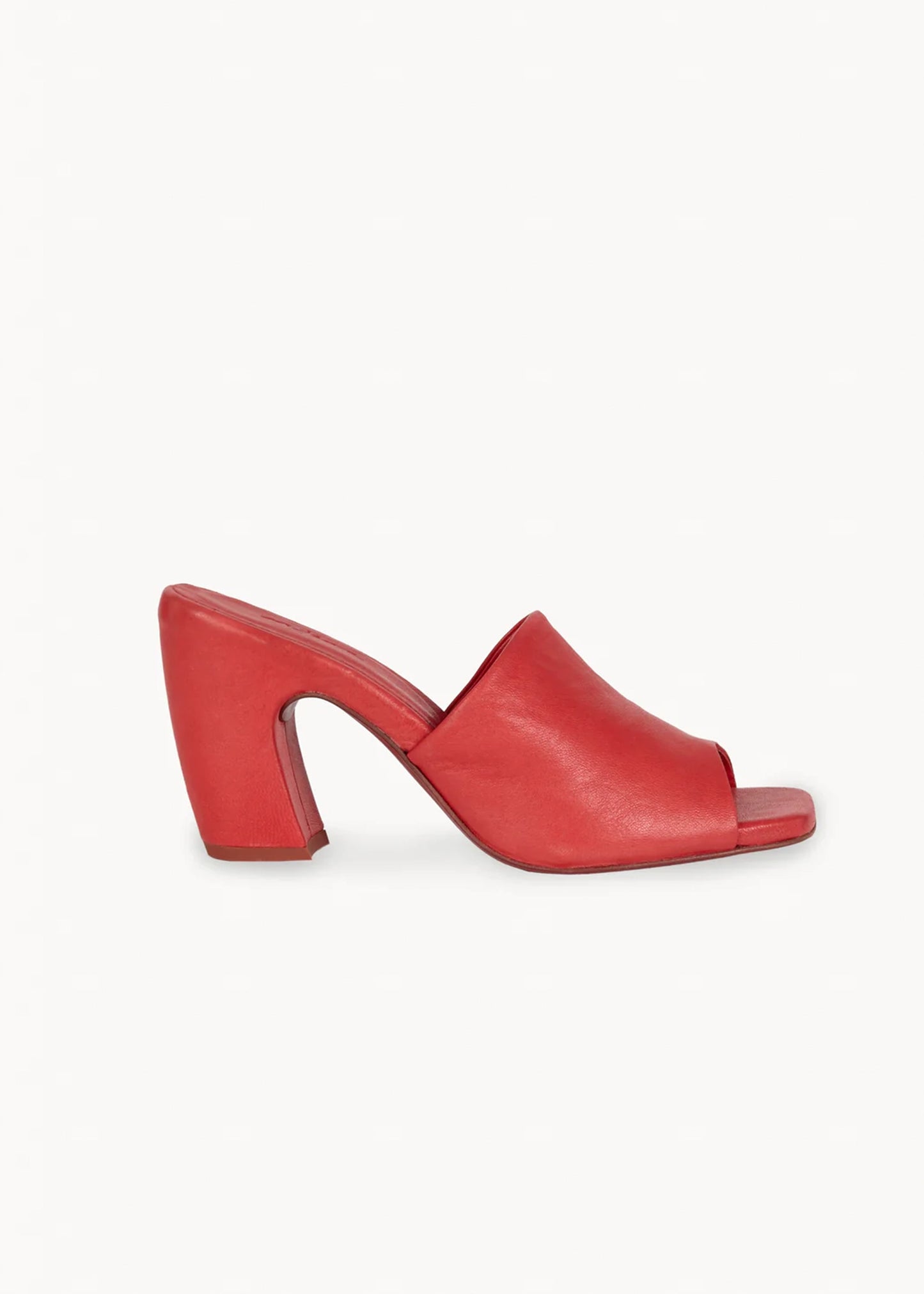 Cortana-Janis-hibiscus-red-leather-mules
