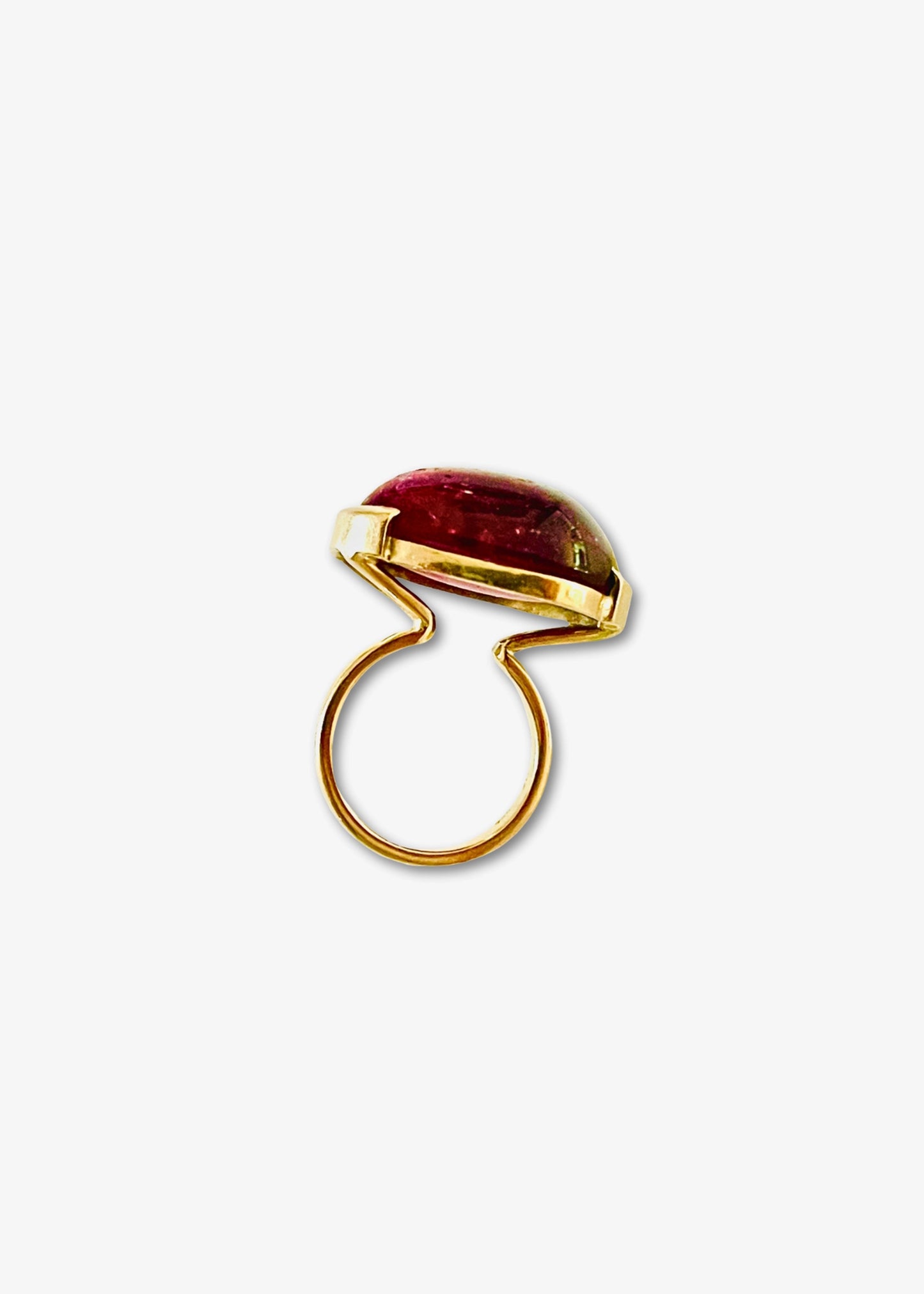 Dale-Novick-Pink-Tourmaline-Cabochon-Ring