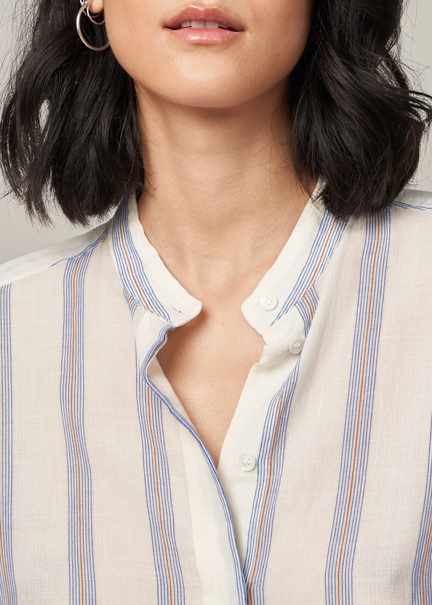 Hartford-White-Camu-Shirt-blue-tobacco-stripes
