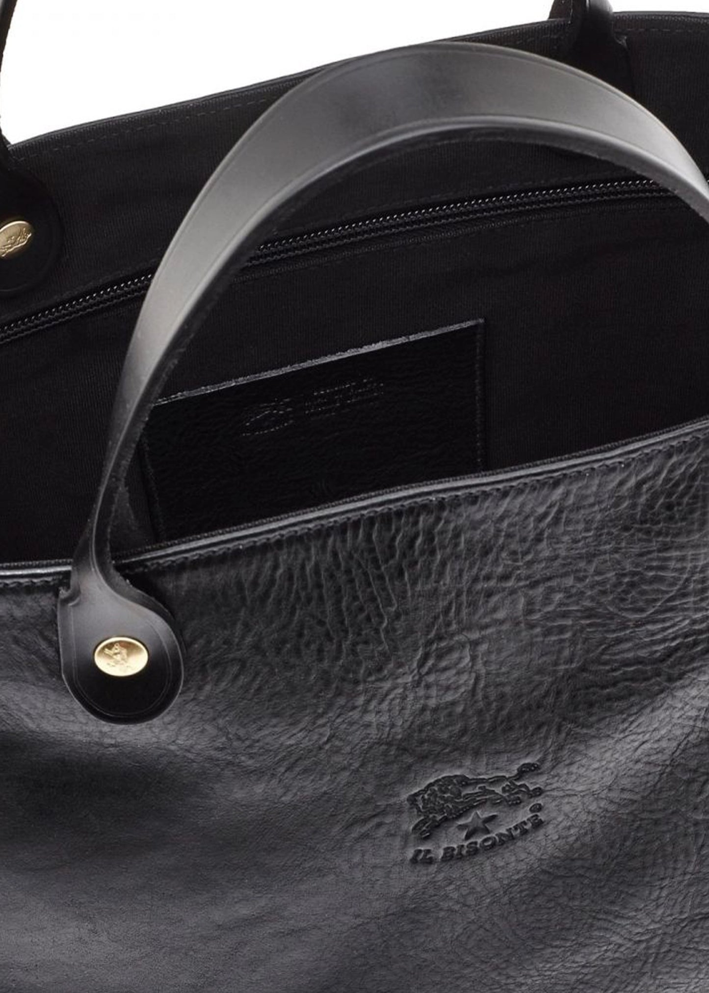Il-Bisonte-Women-Handbag-Leather-Black-BTH022