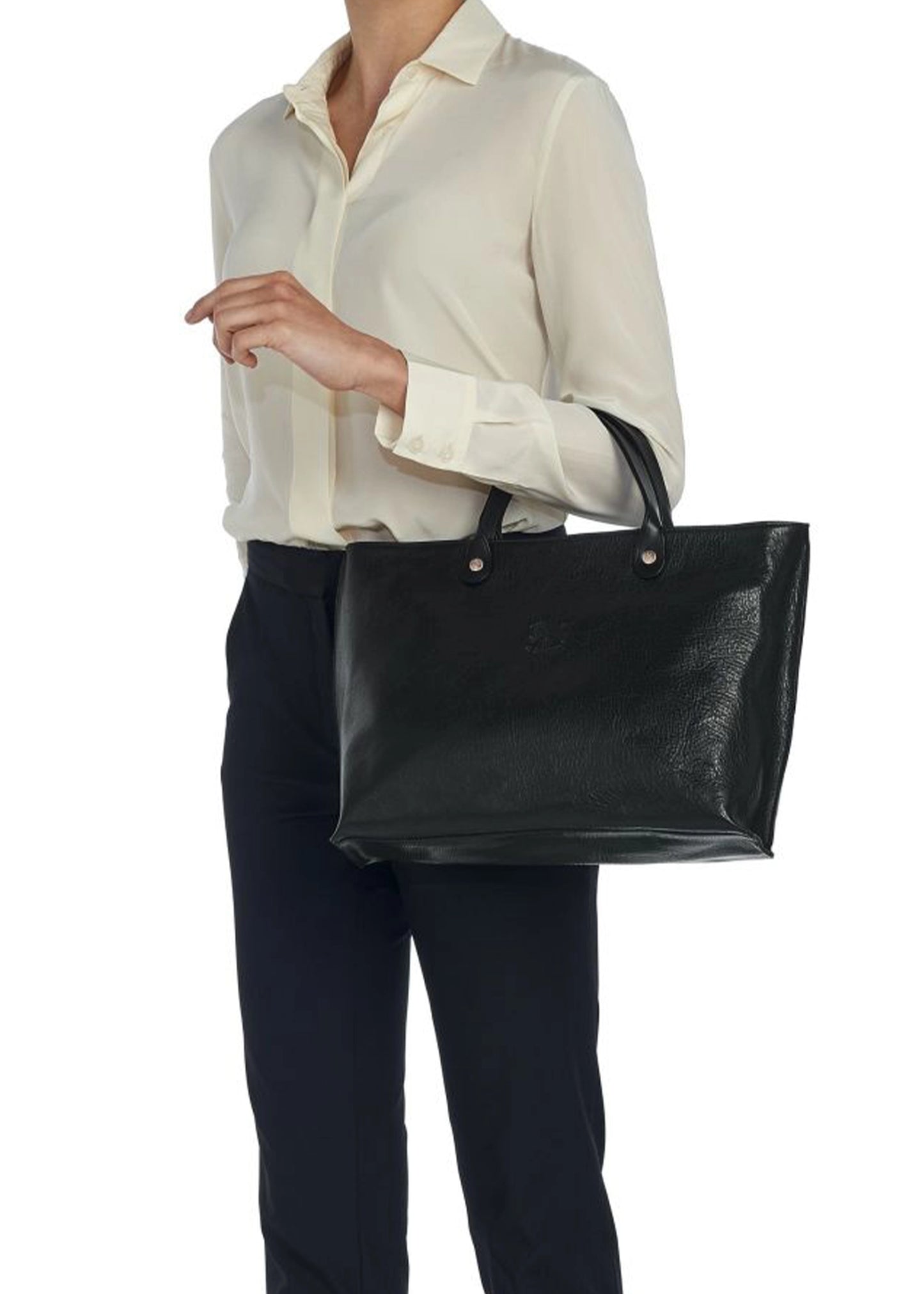 Il-Bisonte-Women-Handbag-Leather-Black-BTH022