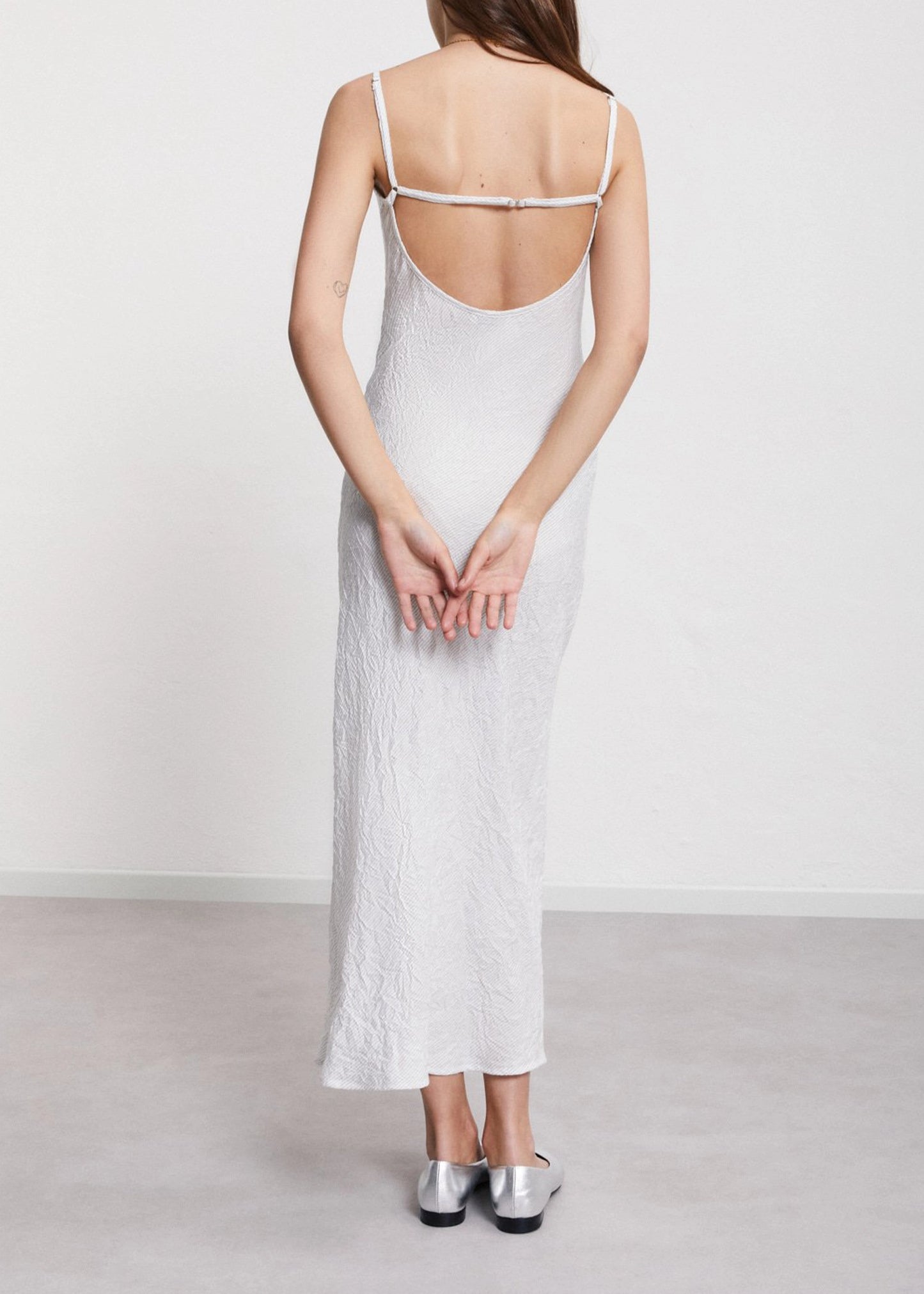 Ottod'ame-viscose-slip-dress