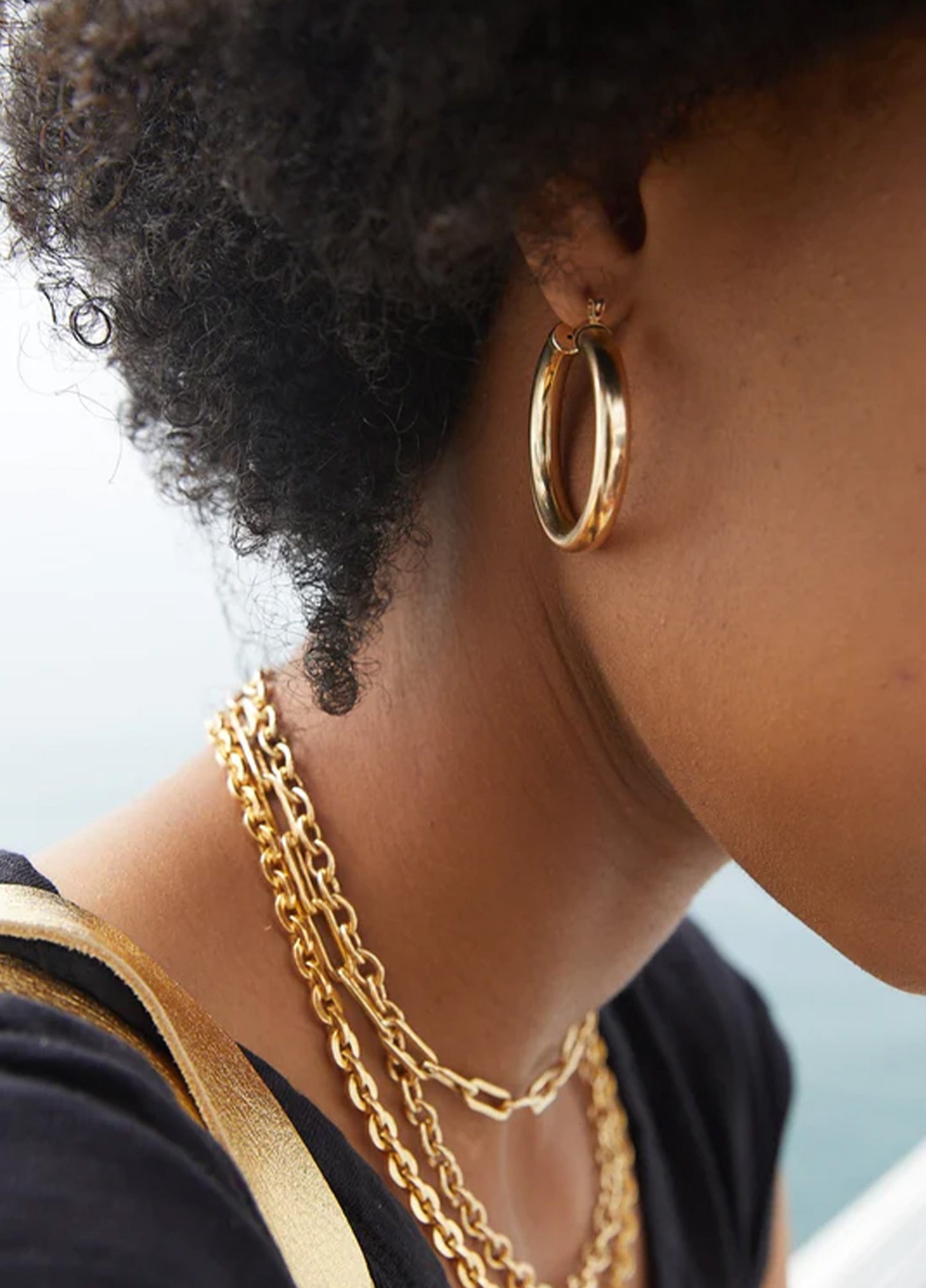 mara-hollow-thick-hoops | Jewelry | Mara Carrizo Scalise