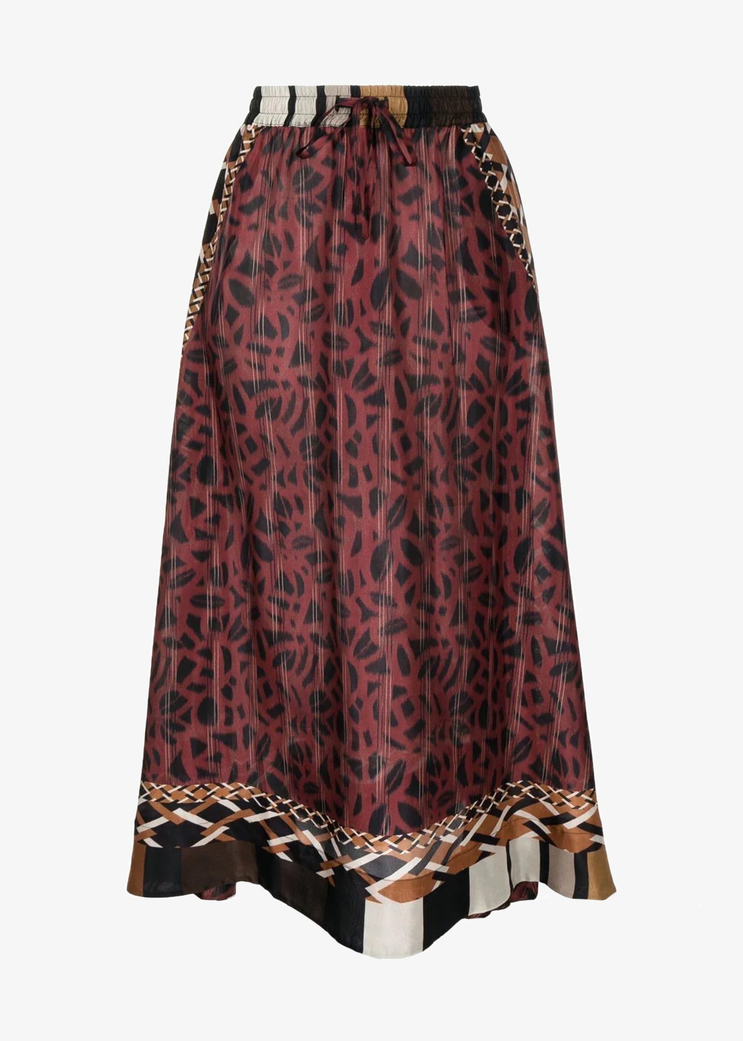 Pierre-Louis Mascia-Gonna-Bresson-geometric-print-skirt