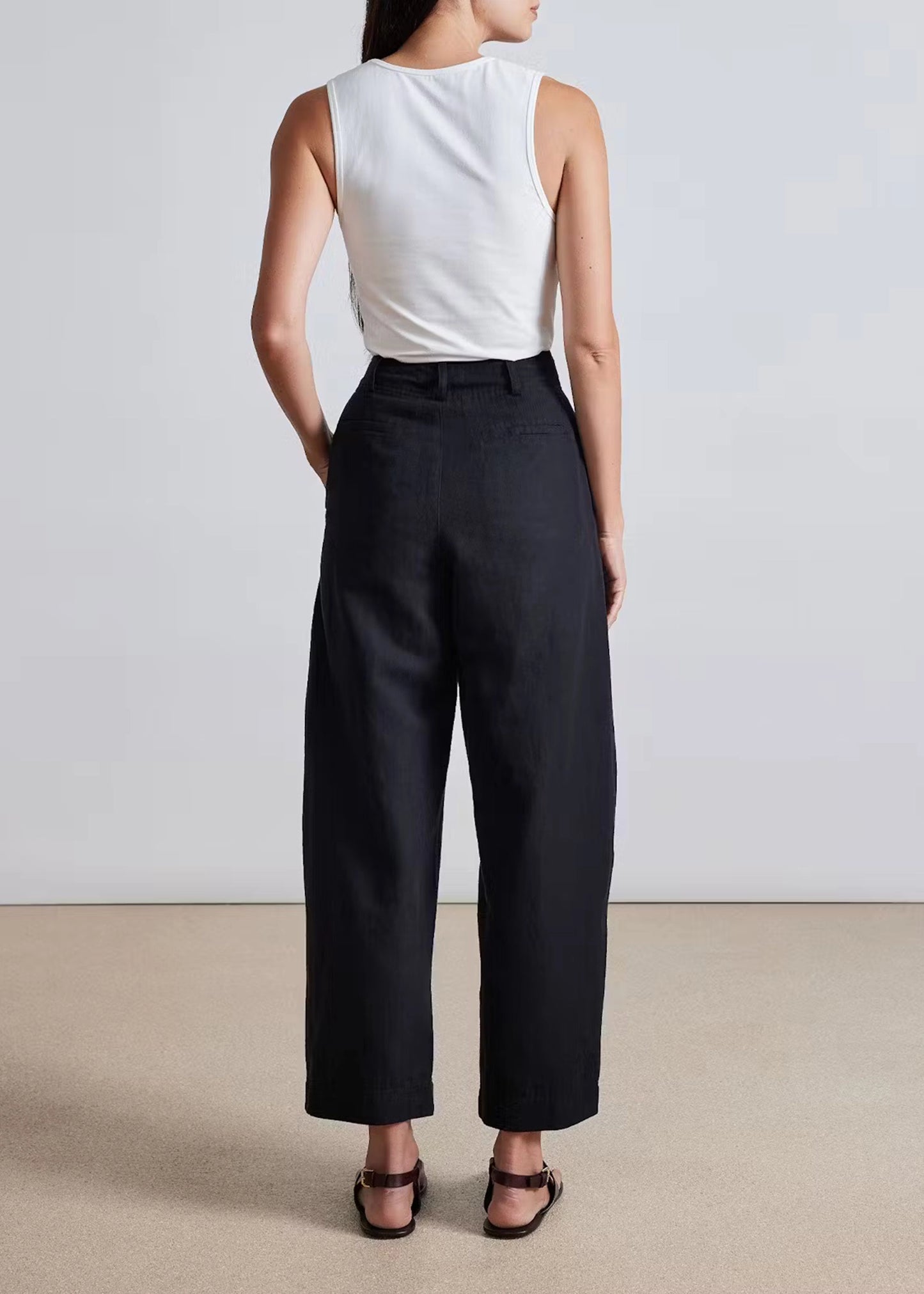 Apiece-Apart-Bari-Crop-Trouser-black