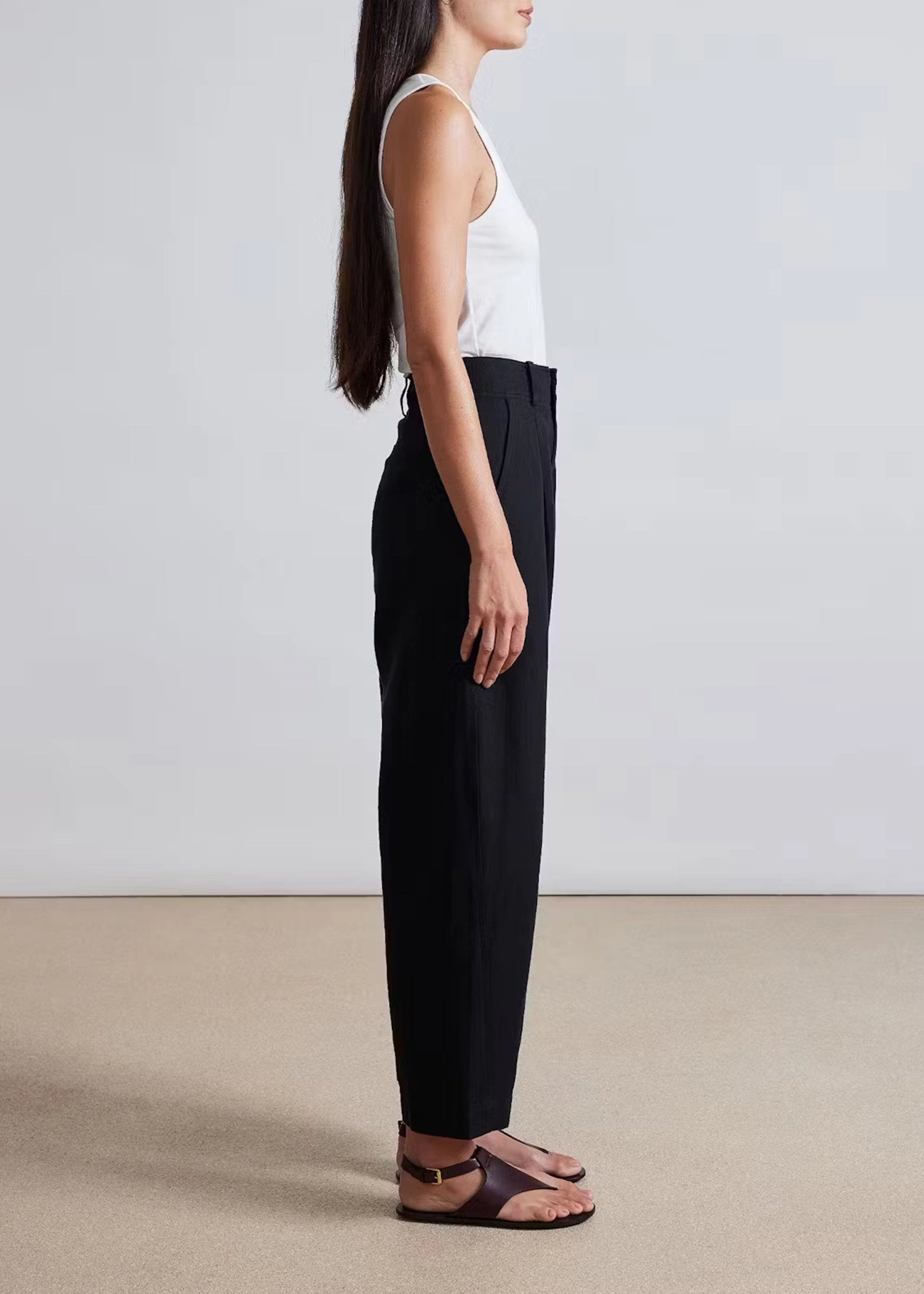 Apiece-Apart-Bari-Crop-Trouser-black