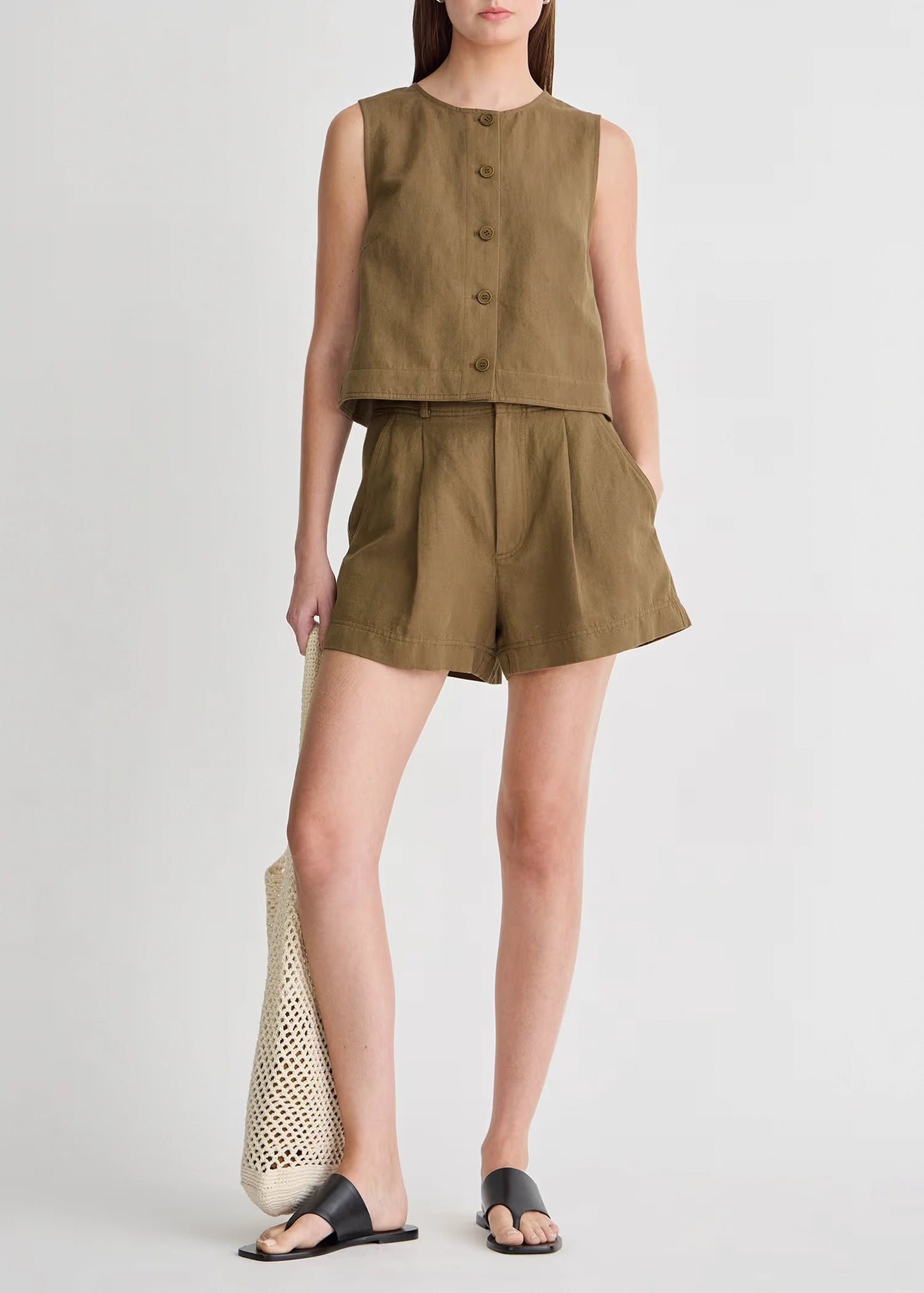 Apiece-Apart-Godet-Tank-Tobacco