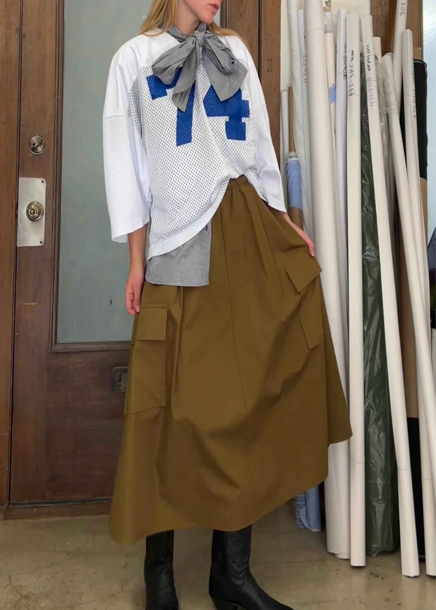 Aquarius-Cocktail-Le-Cargo-Skirt-Brown