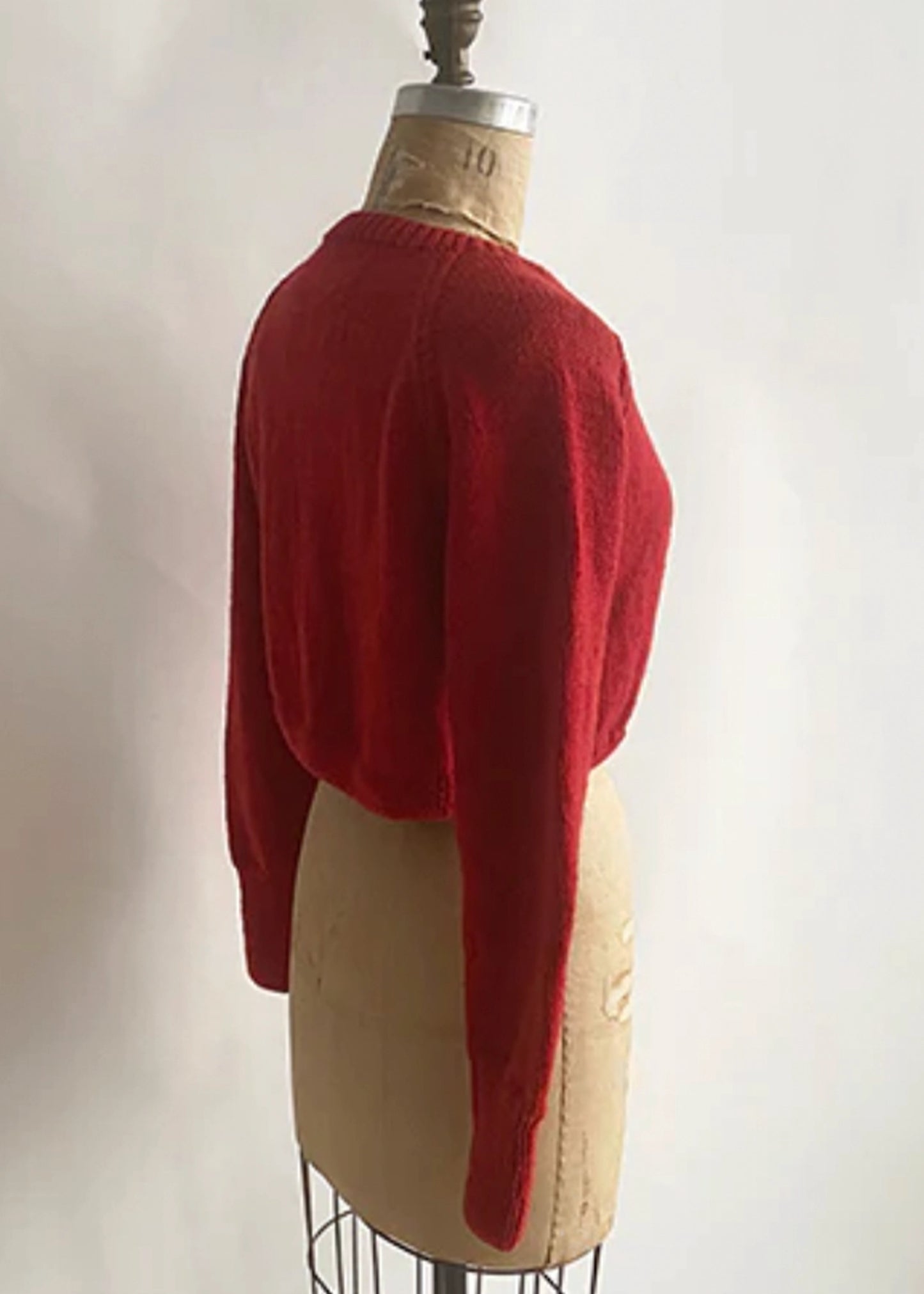 Auntie-Oti-Crop-Cardigan-Red