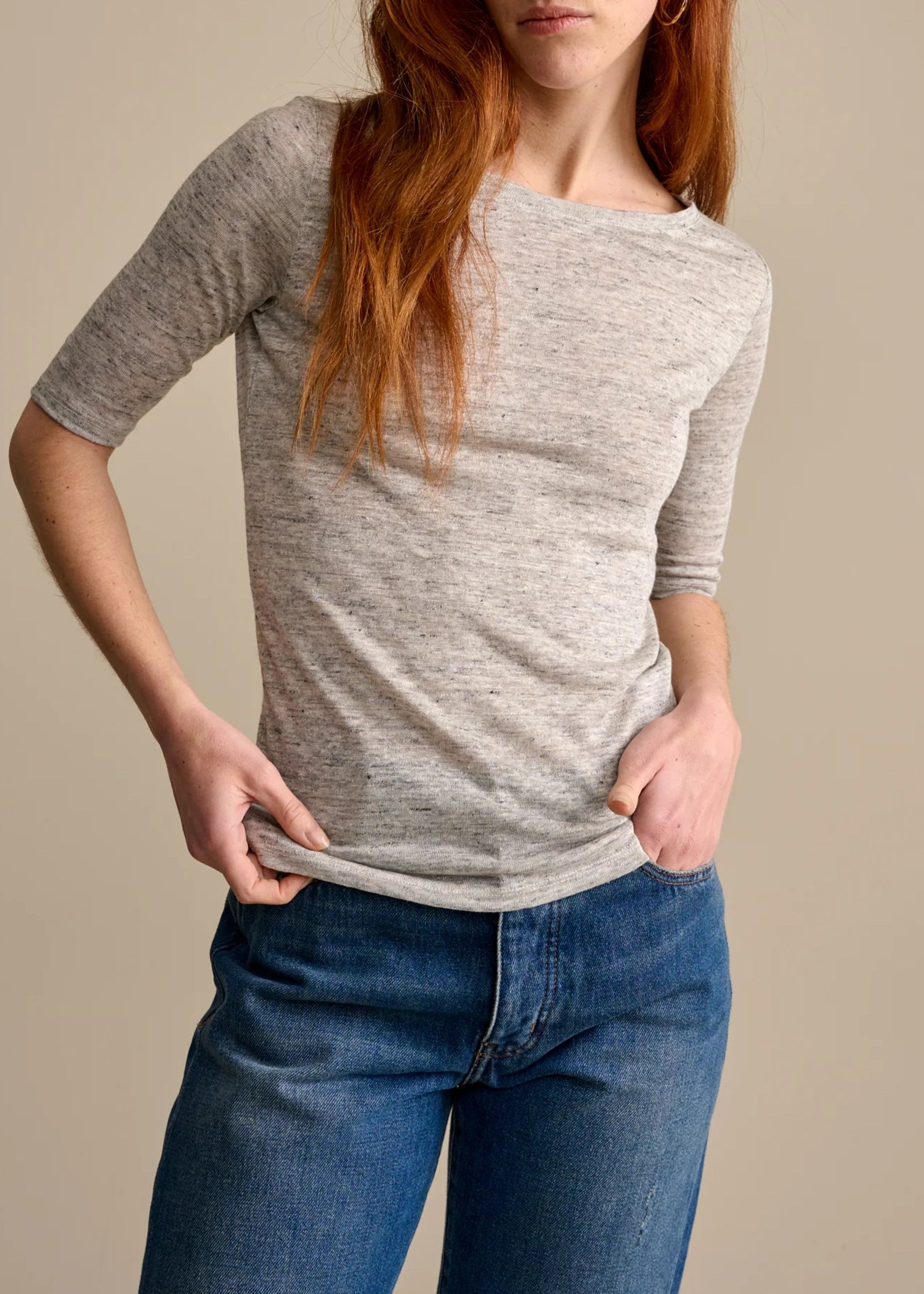 Bellerose-Seas-T-Shirt-h.grey-cotton