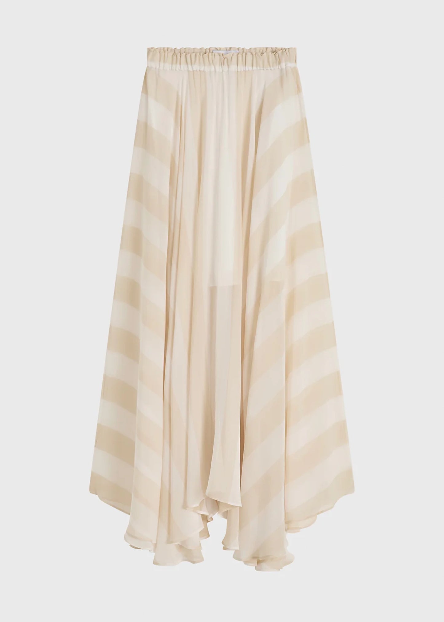 Bondi-Born-Capri-Silk-Circle-Skirt-Ecru-Stripe