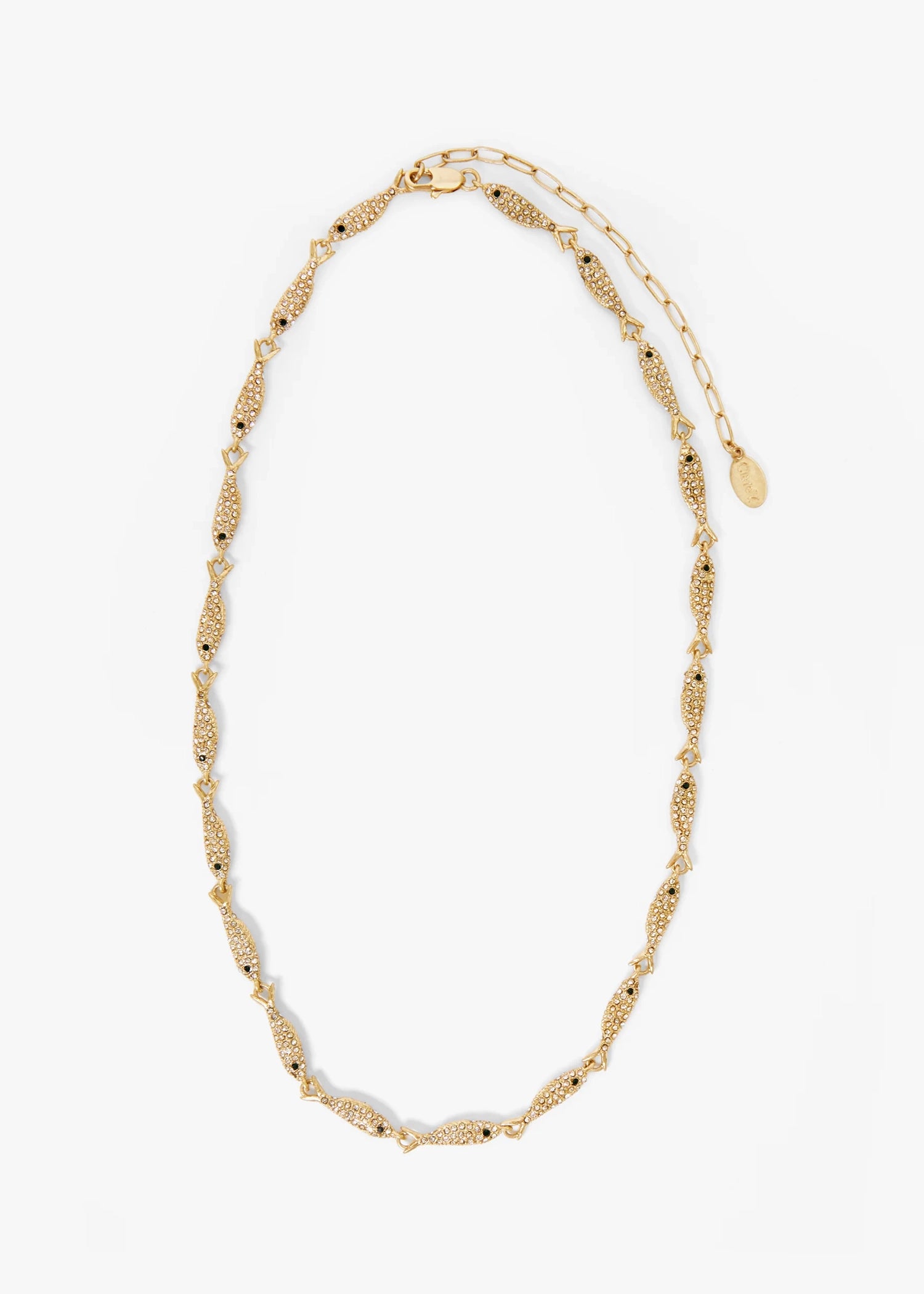 Clare-V-Le-Pavé-Sardine-Necklace