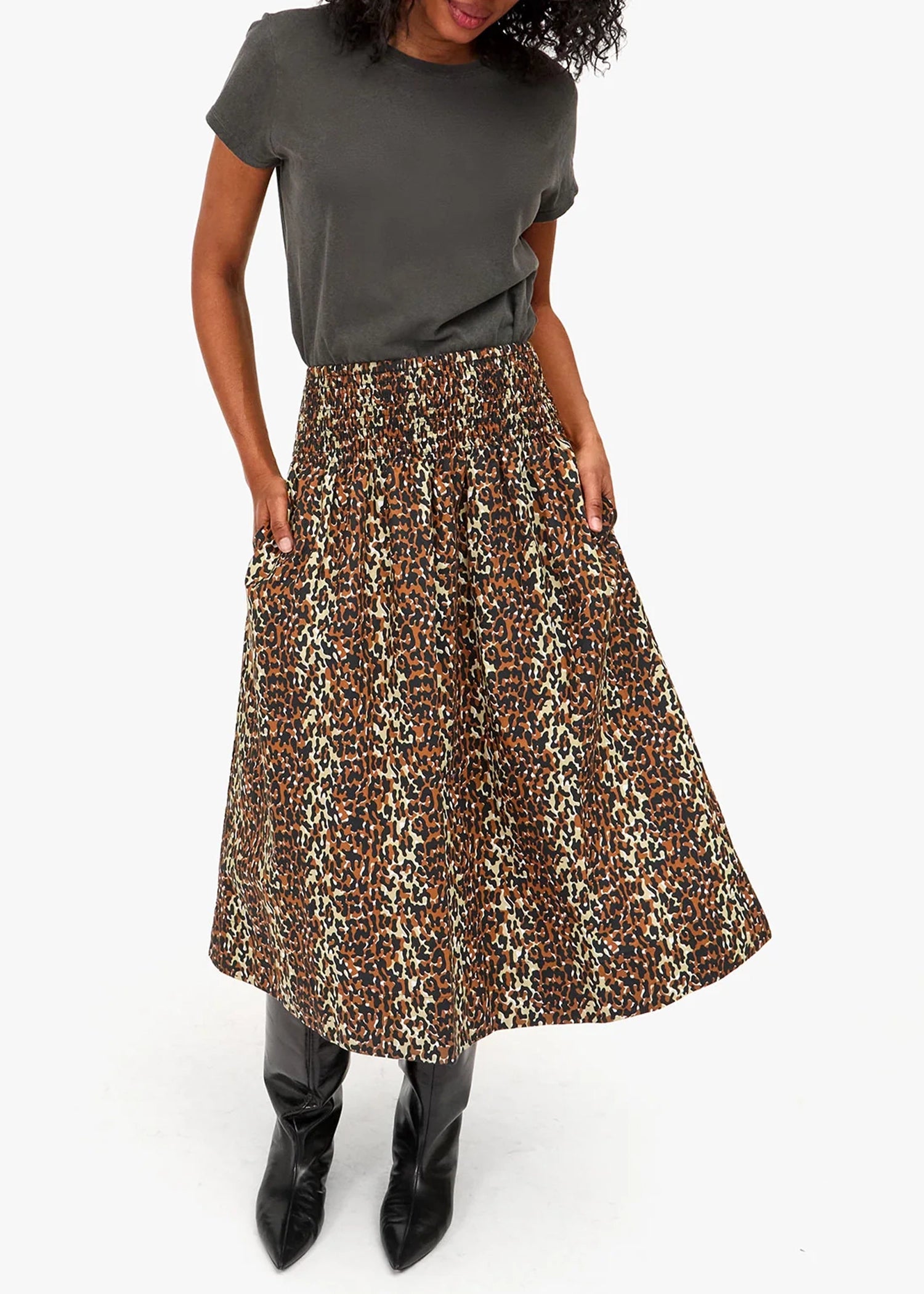 Clare-V-Zoe-Jaguar-Print-Skirt