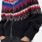 Closed-Cropped-jacquard-zip-cardigan
