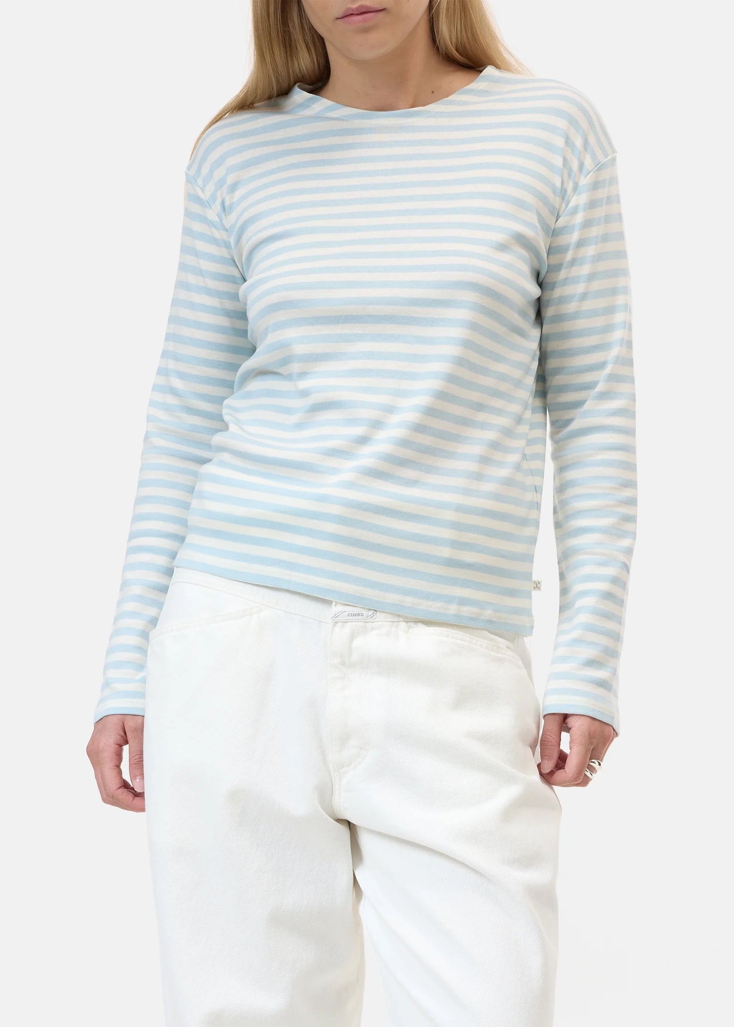 Closed-basic-long-sleeve-shirt-cotton-blend