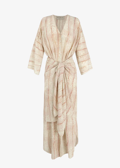 Cortana-Antibes-Irony-Print-Silk-Dress