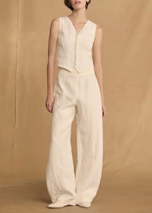 Cortana-Costa-Ivory-Linen-Pants