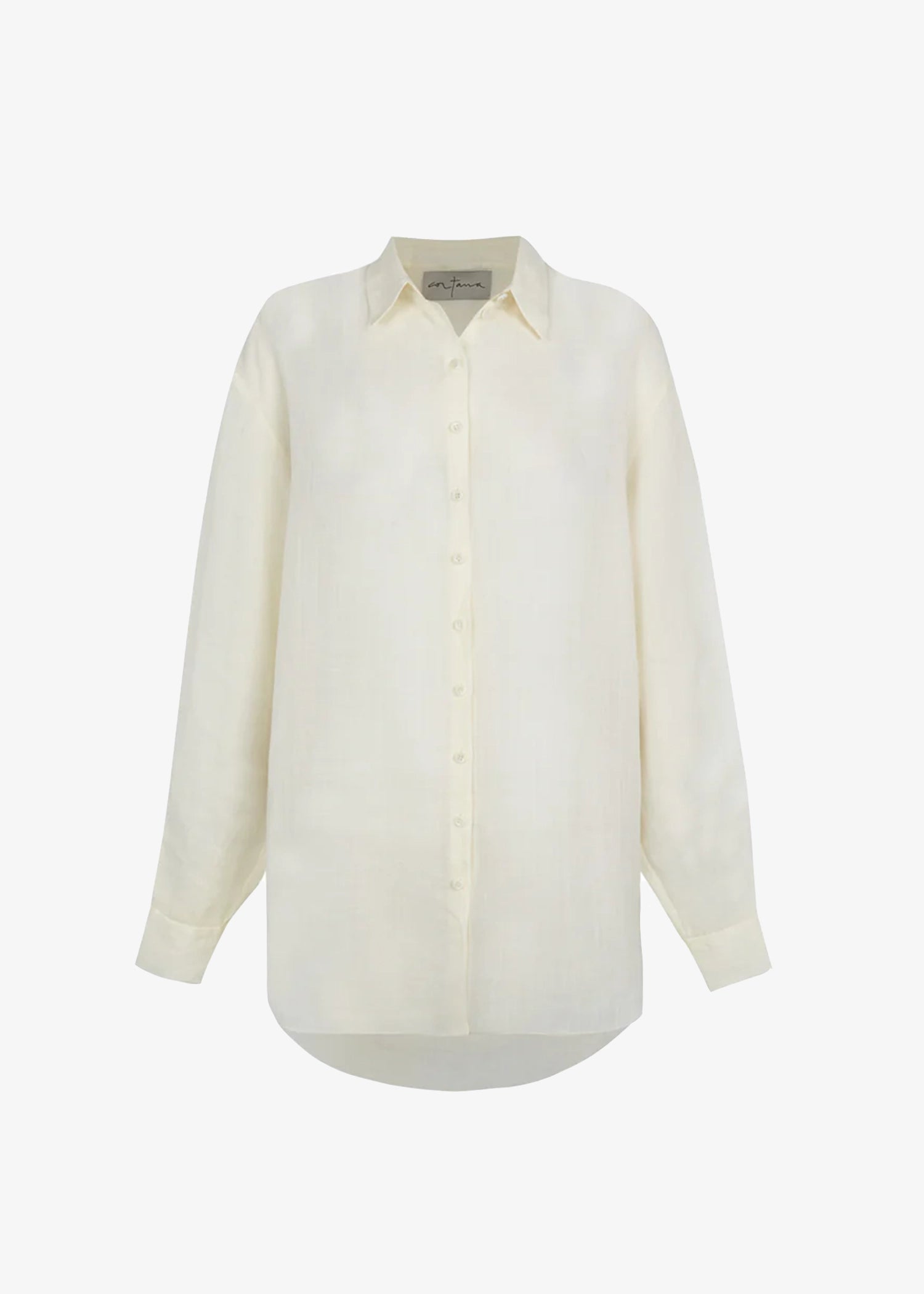 Cortana-Dennis-ivory-oversized-ramie-shirt