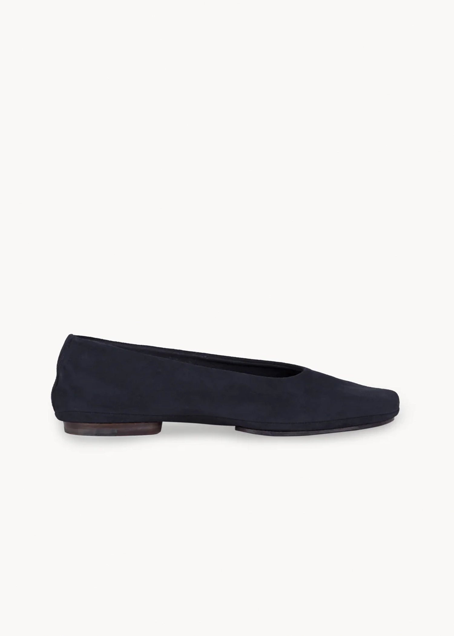 Cortana-Lara-navy-blue-suede-ballerina