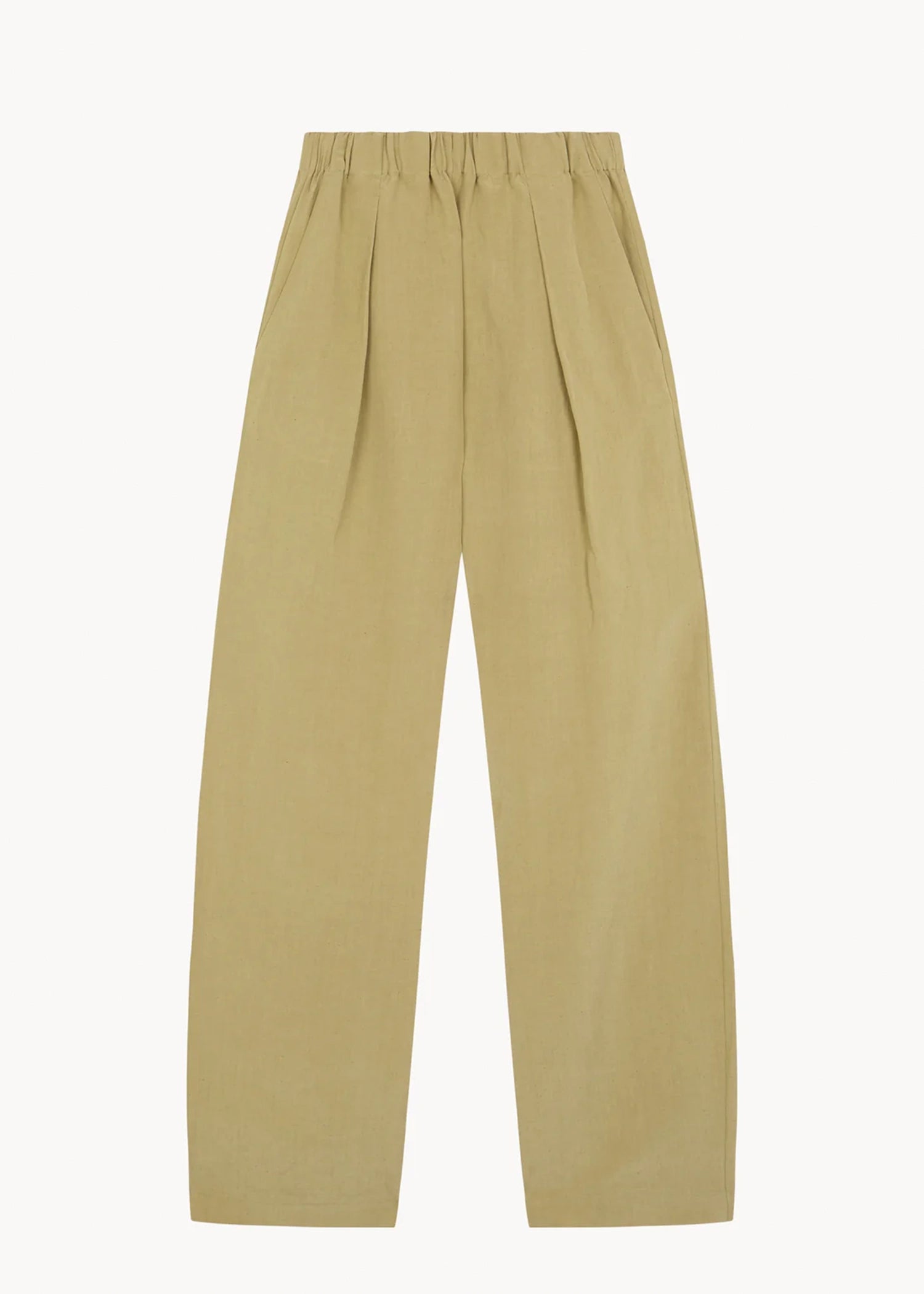 Cortana-Mel-Matte-Khaki-linen-silk-pants