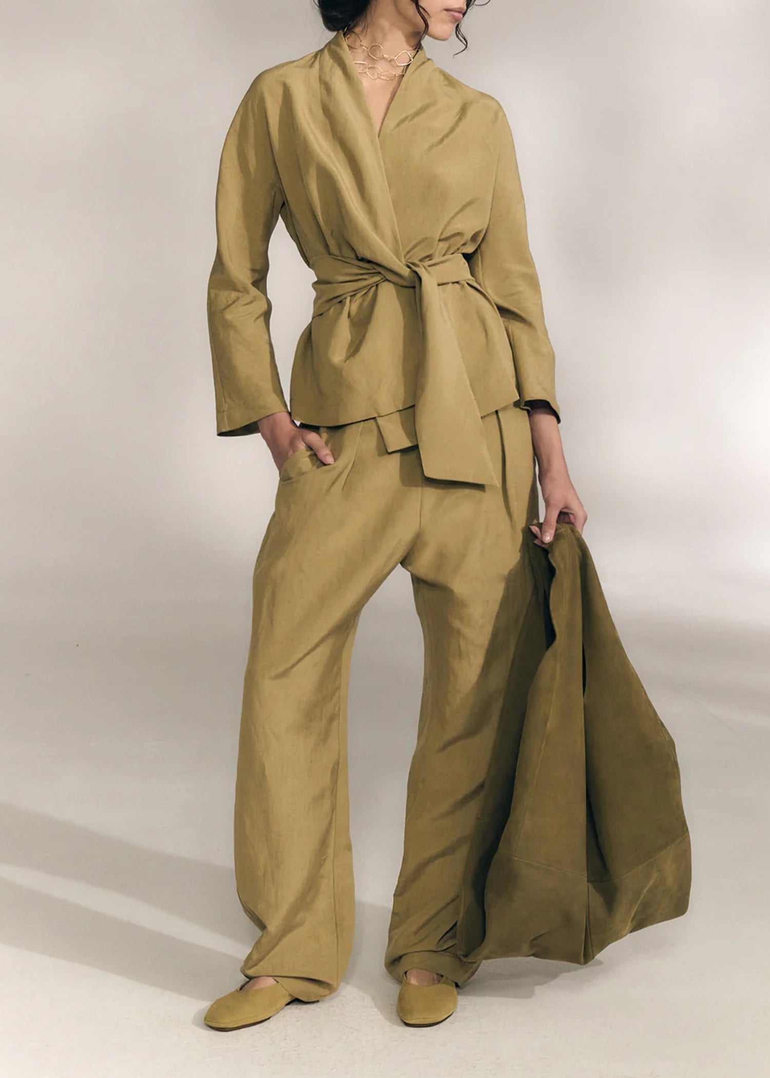 Cortana-Mel-Matte-Khaki-linen-silk-pants