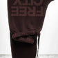 FREECITY-sweatpant-chocolate-rabbit