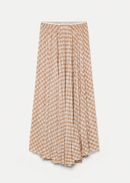 Forte-Forte-pleated-skirt-diamond-jersey