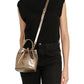 Il-Bisonte-Bucket Bag-Metallic-Bronze-Color-Leather