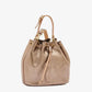 Il-Bisonte-Bucket Bag-Metallic-Bronze-Color-Leather