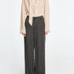 Maria-McManus-V-Neck-Scarf-Blouse-Eggshell