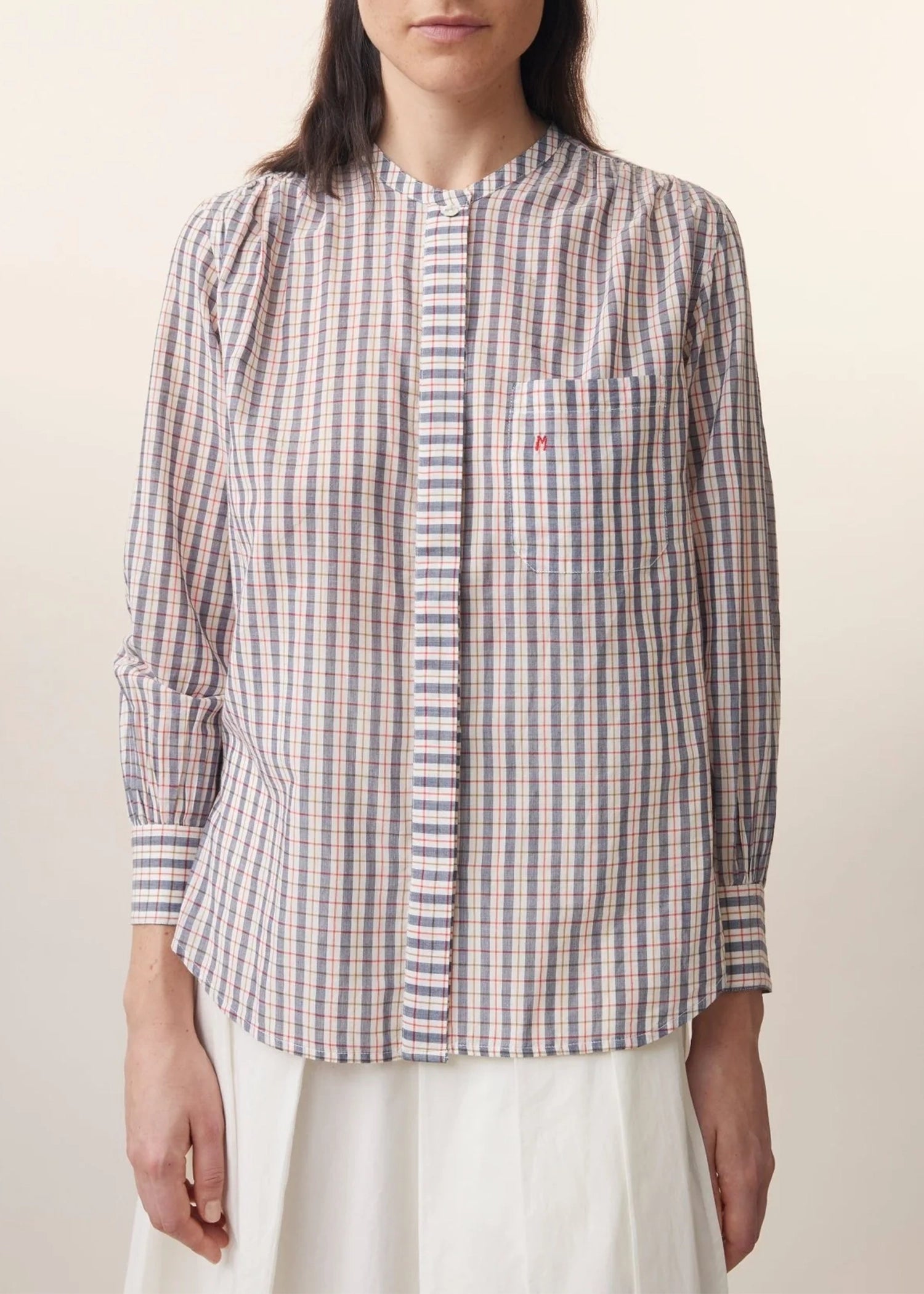 Moismont-Lucia-Shirt-merle-navy-blue