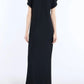 NO.21-Long-crew-neck-dress-black