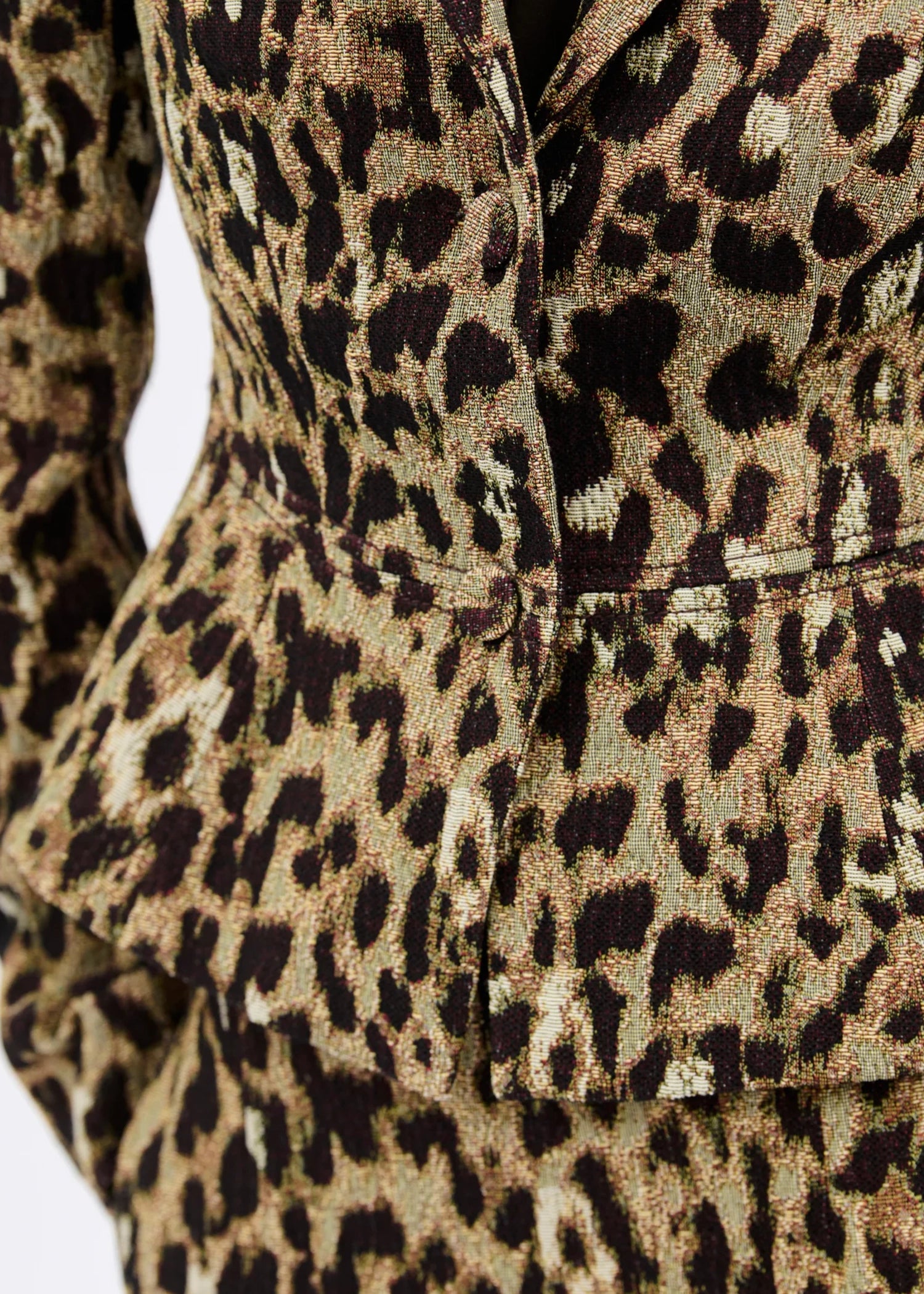 Odeeh-Jacquard-Leo-Jacke-Brown-Olive
