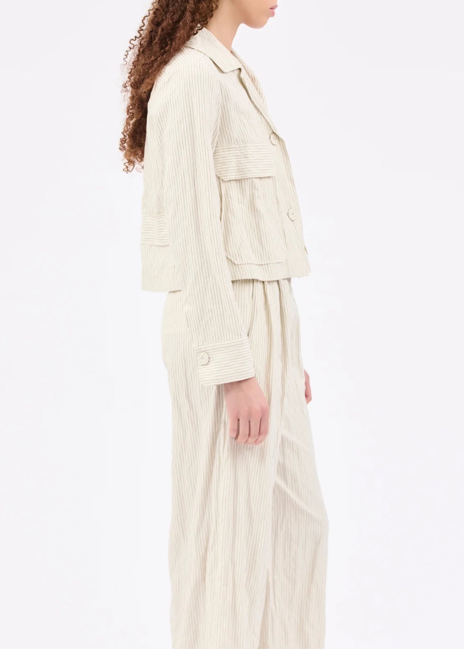 Odeeh-Pin-Stripe-Gabardine-Jacket-Ivory