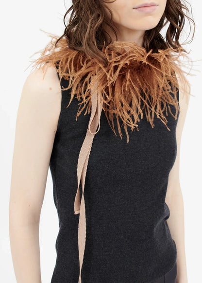 Odeeh Feather Collier