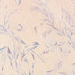 a sheer, long-sleeve button-up blouse by Alix Of Bohemia with a delicate blue and beige floral pattern
