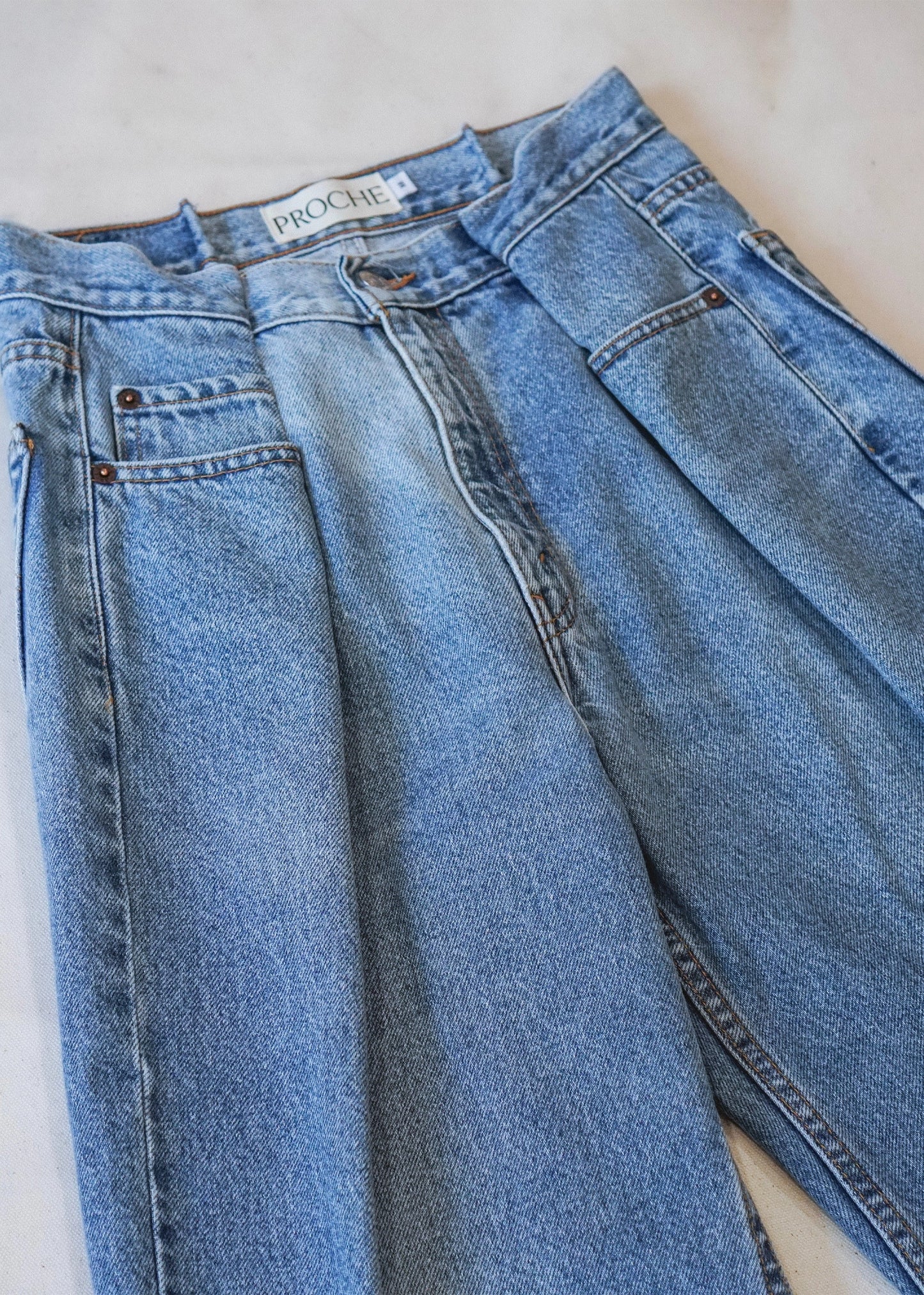 Proche-Upcycled-front-pleat-denim