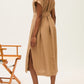 Rosso35-Garment-dyed-linen-midi-dress