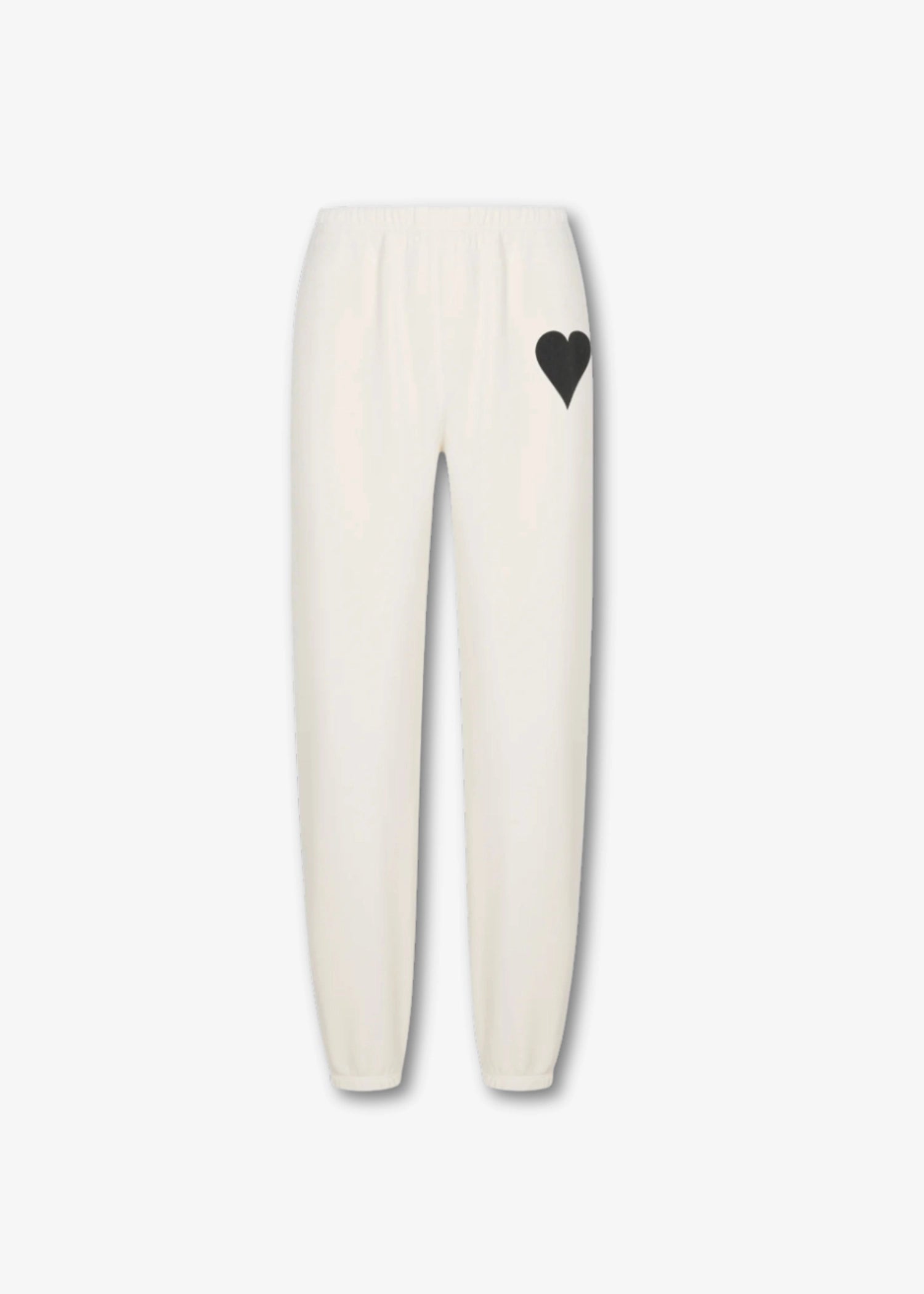 SPRWMN-Heart-Sweatpants-Creme-Black