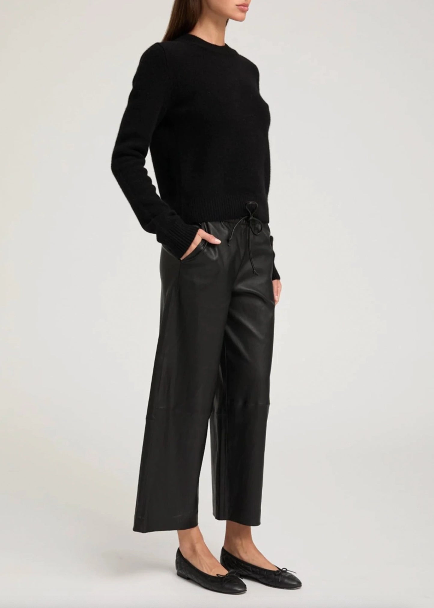 SPRWMN-Leather-Cropped-Baggy-Pants