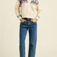 Trovata-Savannah-Cardigan-Antique-White-Fairisle