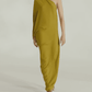 Cortana-Delore-gold-olive-asymmetrical-silk-dress