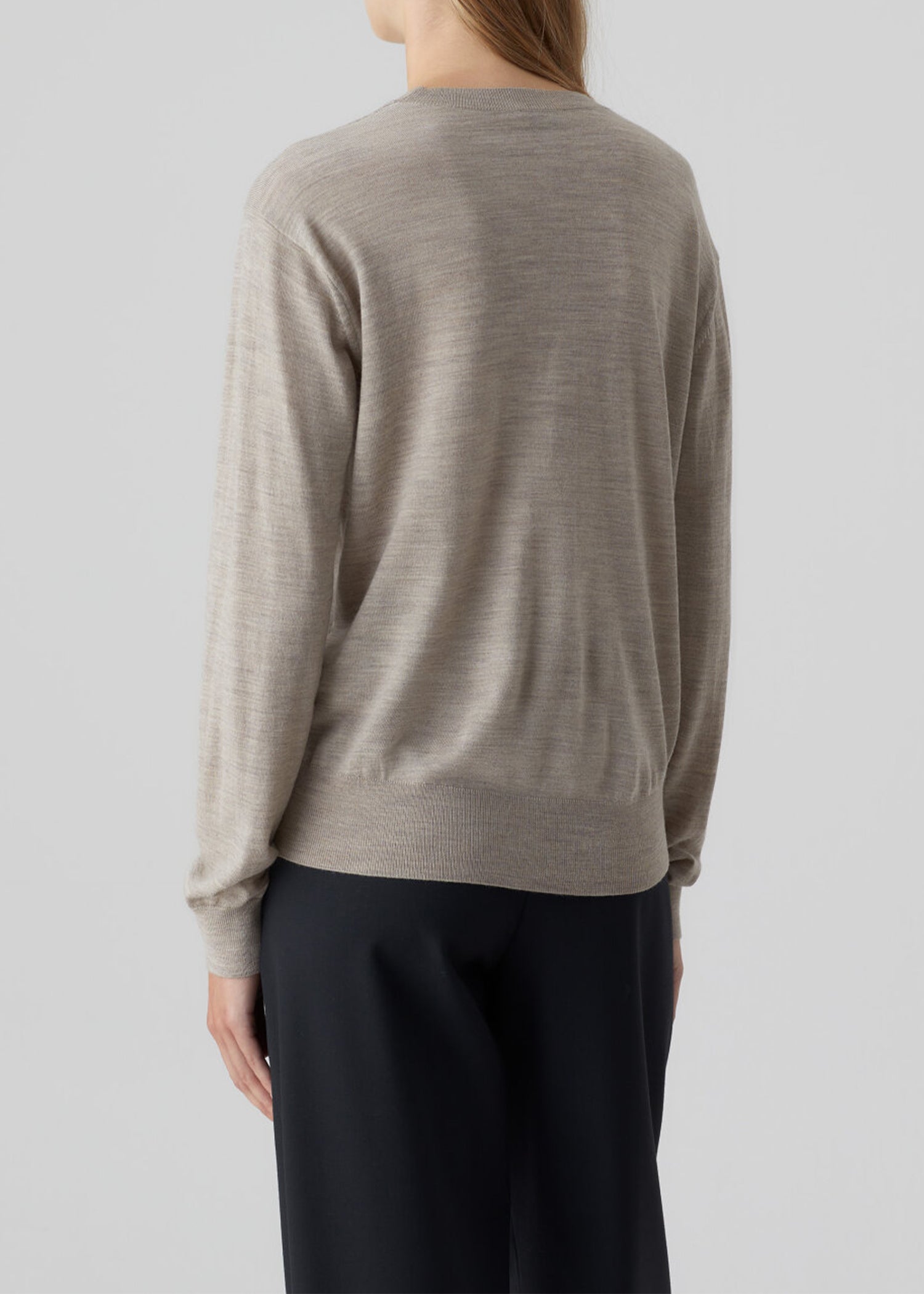 Closed | Organic Wool Crew Neck Sweater | Tan