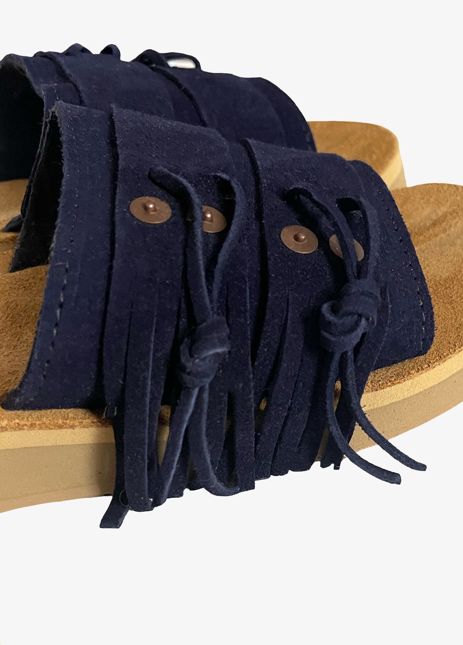 Dr-Collectors-Women's-Cherokee-Suede-navy-Sandal
