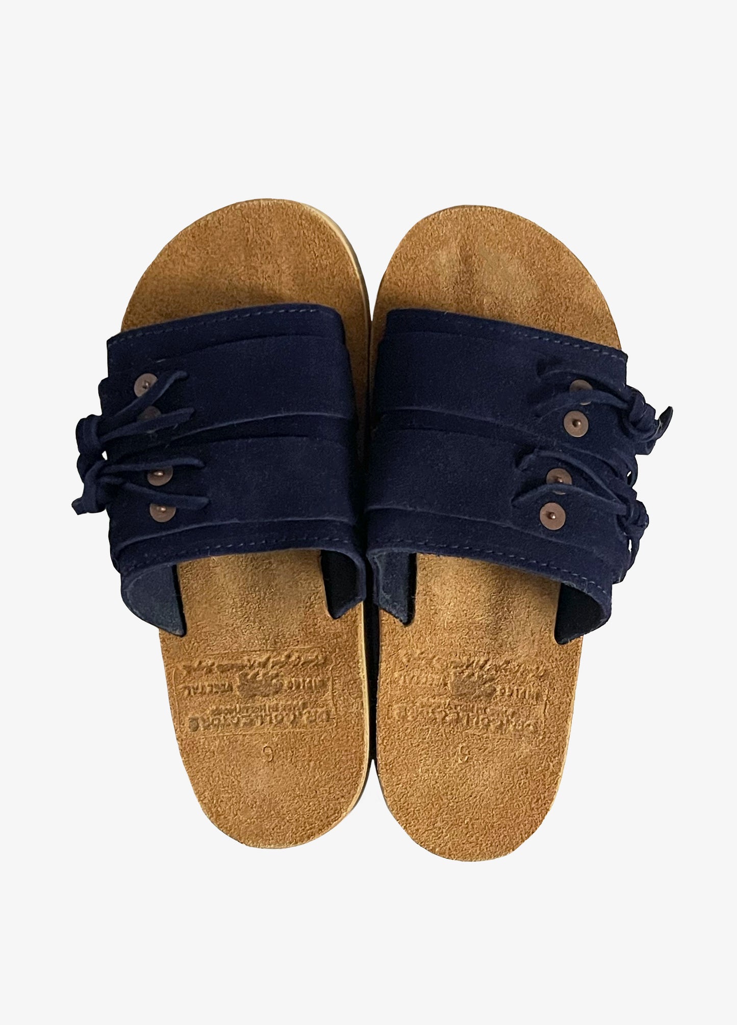 Dr-Collectors-Women's-Cherokee-Suede-navy-Sandal